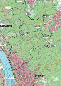 Wanderkarte - 7 auf einen Streich